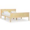 Solid Wood Bed without Mattress 120 x 200 cm Pine Wood