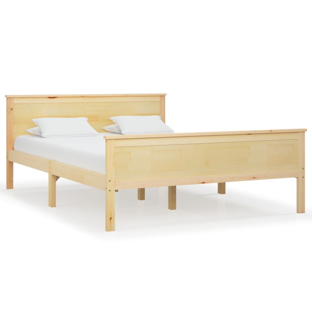 Solid Wood Bed without Mattress 120 x 200 cm Pine Wood