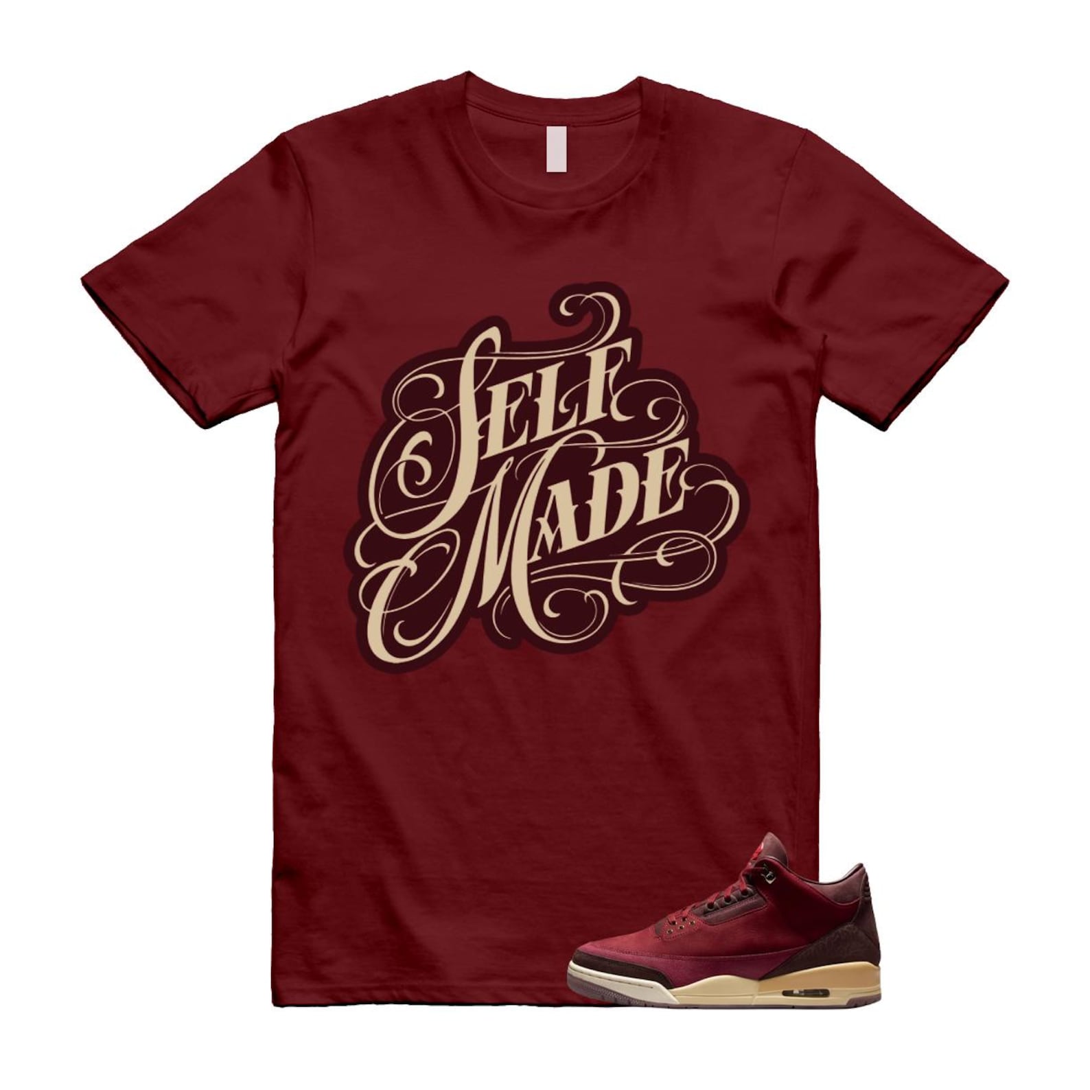 3 Bin 23 Team Red Burgundy Crush Coconut Milk PRM T Shirt Match SELF L