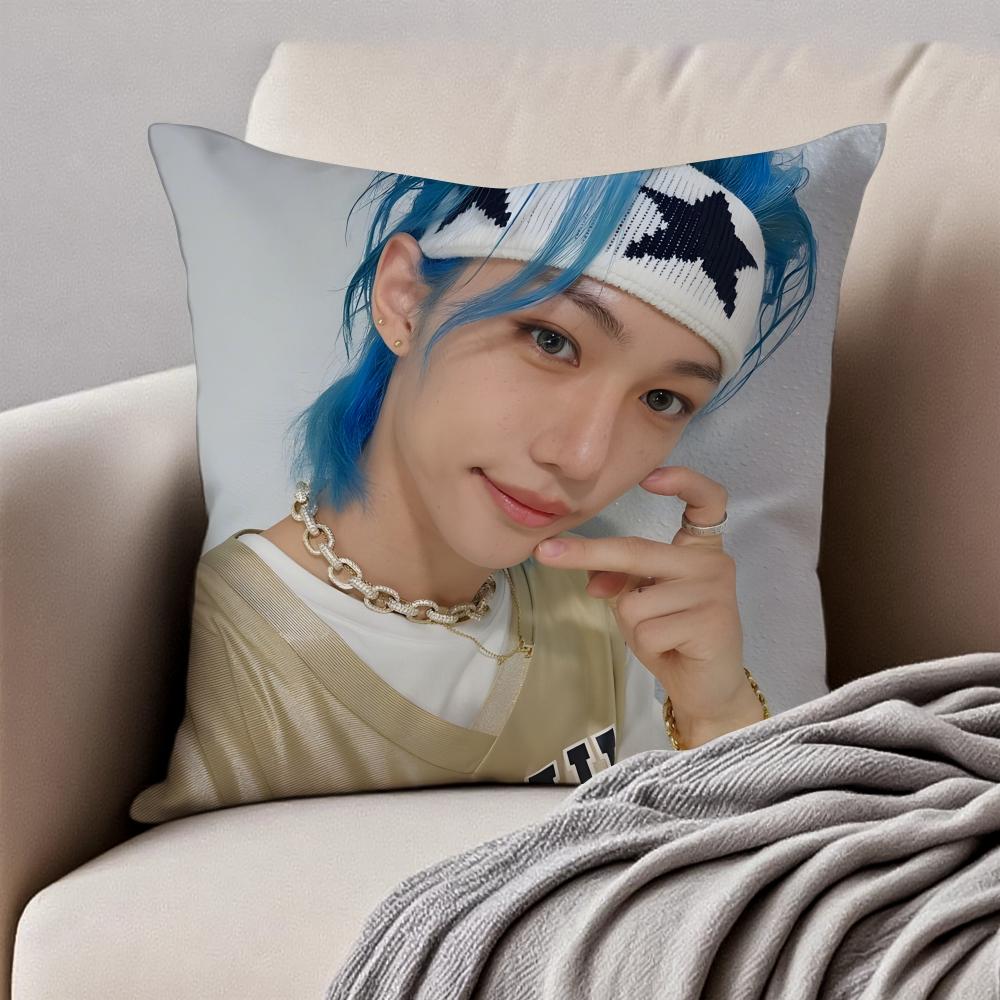 Felix Pillow Character Decor Cushion Cushion Cover Pillowcase Anti-Dustmite Invisible Zipper Short Plush Sofa Cushion