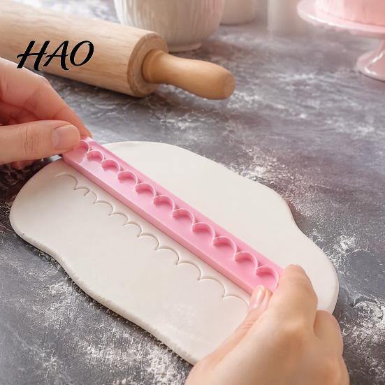 Professional Fondant Molds 6Pcs Polymer Clay Flower Petal Cutter, 6 Shapes 3D Making Cake Decoration Cutters Tool, Handmade Plastic Crafting Tools for