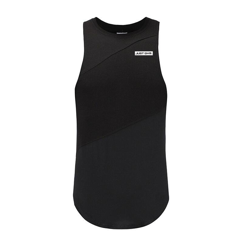 Muscleguys Men's Comfortable Breathable Gym Clothing Tranning Vest Sports Casual Tank Tops Fashion Bodybuilding Muscle Sleeveless T-shirt