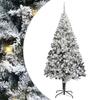 Artificial Christmas Tree with 300 LEDs and Stand White 240 Cm