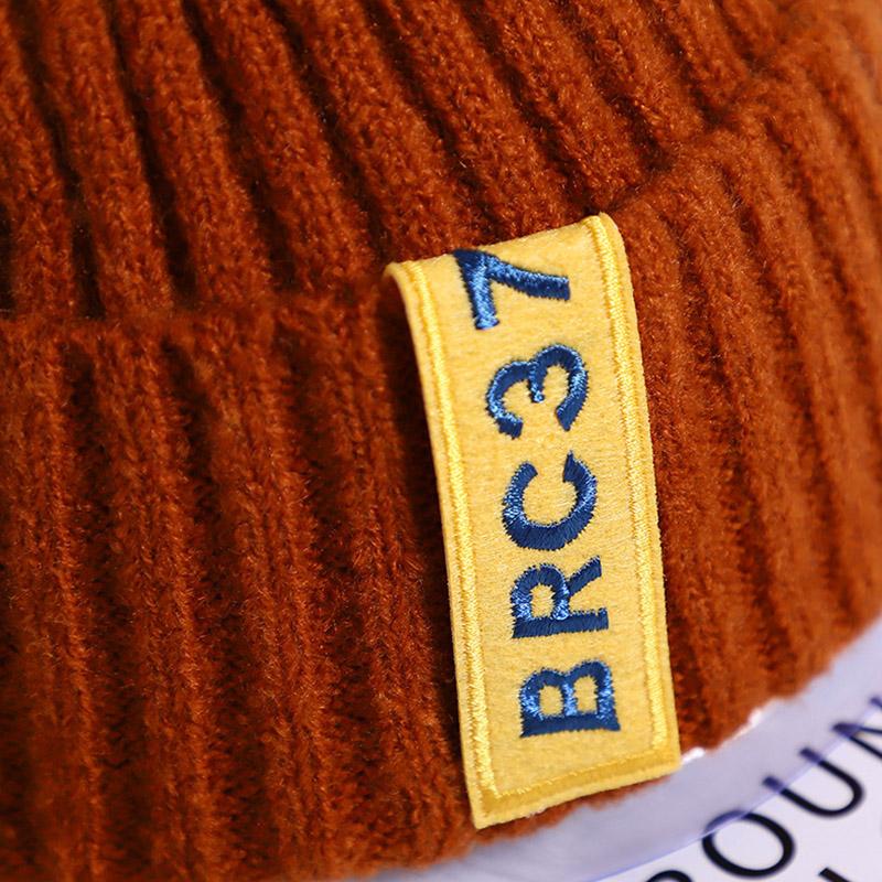 Bonnet d'hiver chaud pour bébé garçon et fille, bonnet tricoté doux pour nourrisson et tout-petit