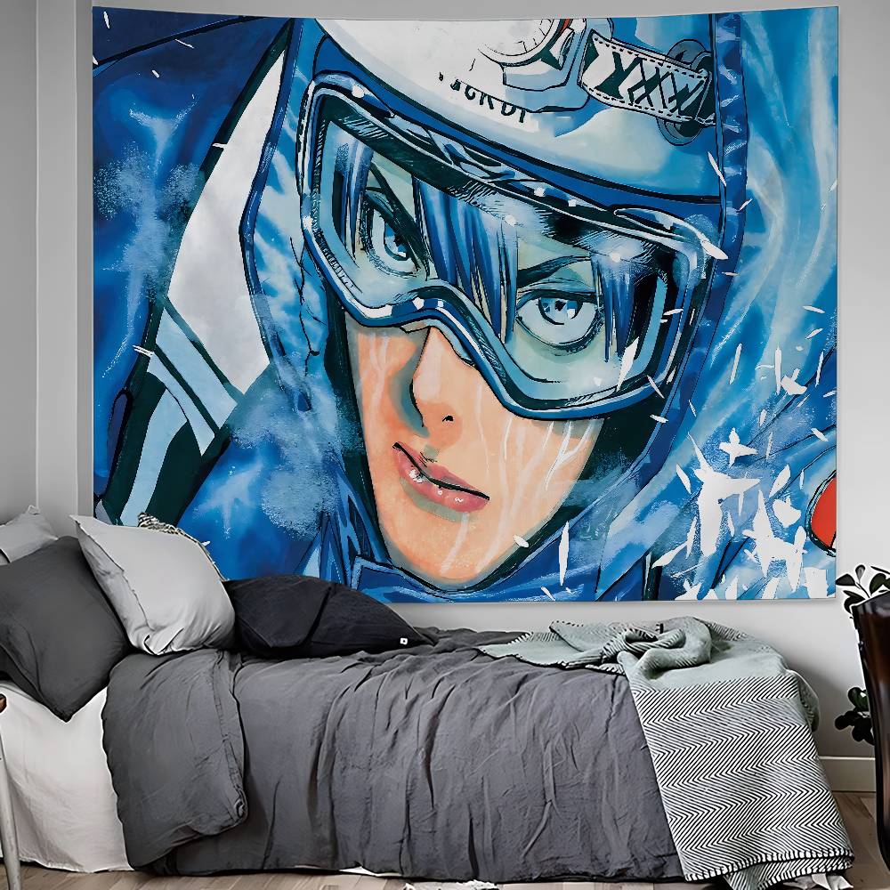 

Cassic Anime The CClimber Printed Large Wall Tapestry Cheap Hippie Wall Hanging Bohemian Wall Tapestries Mandala Home Decor 74x94cm(29x37in)