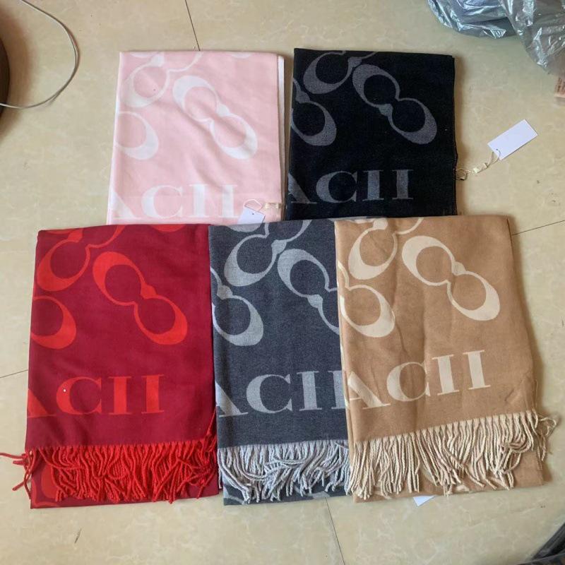 Women's Luxury Cashmere Scarf: Warm, Double-Sided Tassel Shawl & Neck Warmer