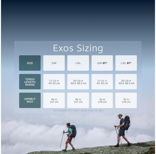 Backpack Osprey Exos Pro 55 L/XL Dale Grey/agam Blue (Men)