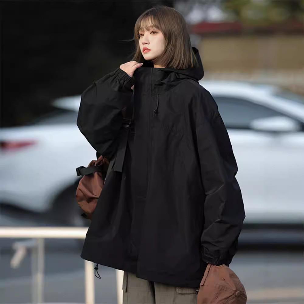 2024 Urban Cityboy Windbreaker: Trendy Unisex Hooded Jacket for Casual and Sporty Style