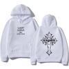 LadyGaga Fashion Autumn/Winter Hoodie MAYHEM Cross Cut Printed Sweatshirt Autumn Retro Hoodie Men's and Women's Warm Street Wear