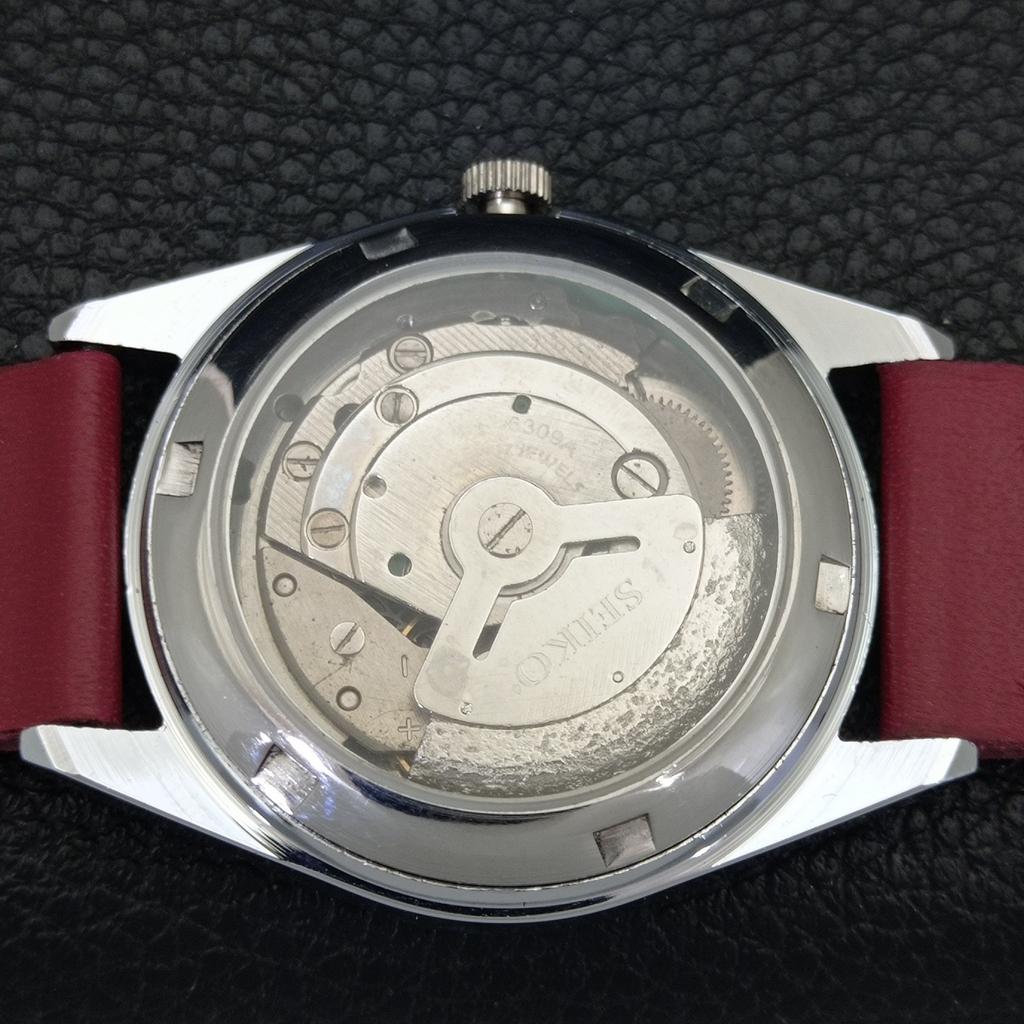 AUTOMATIC 6309A VINTAGE REFURBISHED SEIKO 5 JAPAN MENS RED DIAL WATCH A701686-5