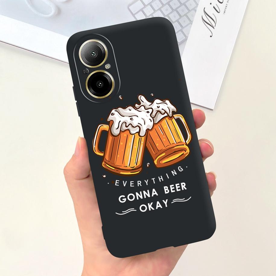 Case For Oppo Realme C67 4G Phone Cases Fashion Astronaut Soft Silicone Shockproof Back Cover Matte Shell For RealmeC67 4G Funda