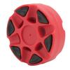 Hockey Puck Dense Texture Glossy Flat Easy Sliding Plastic Roller Hockey Puck for Daily Skating TrainingRed