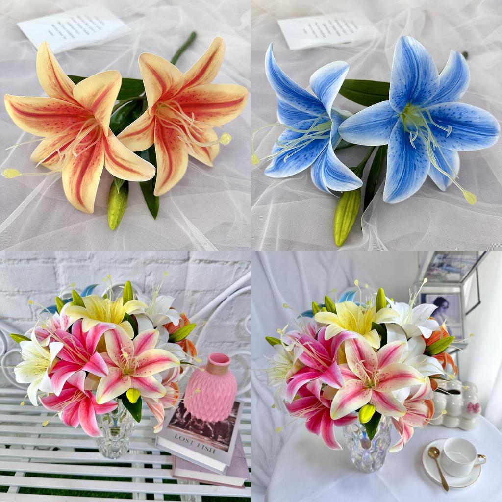 Giglio da Matrimonio Fiori Finti Stampati 3D per Decorazioni per la Casa ed Eventi