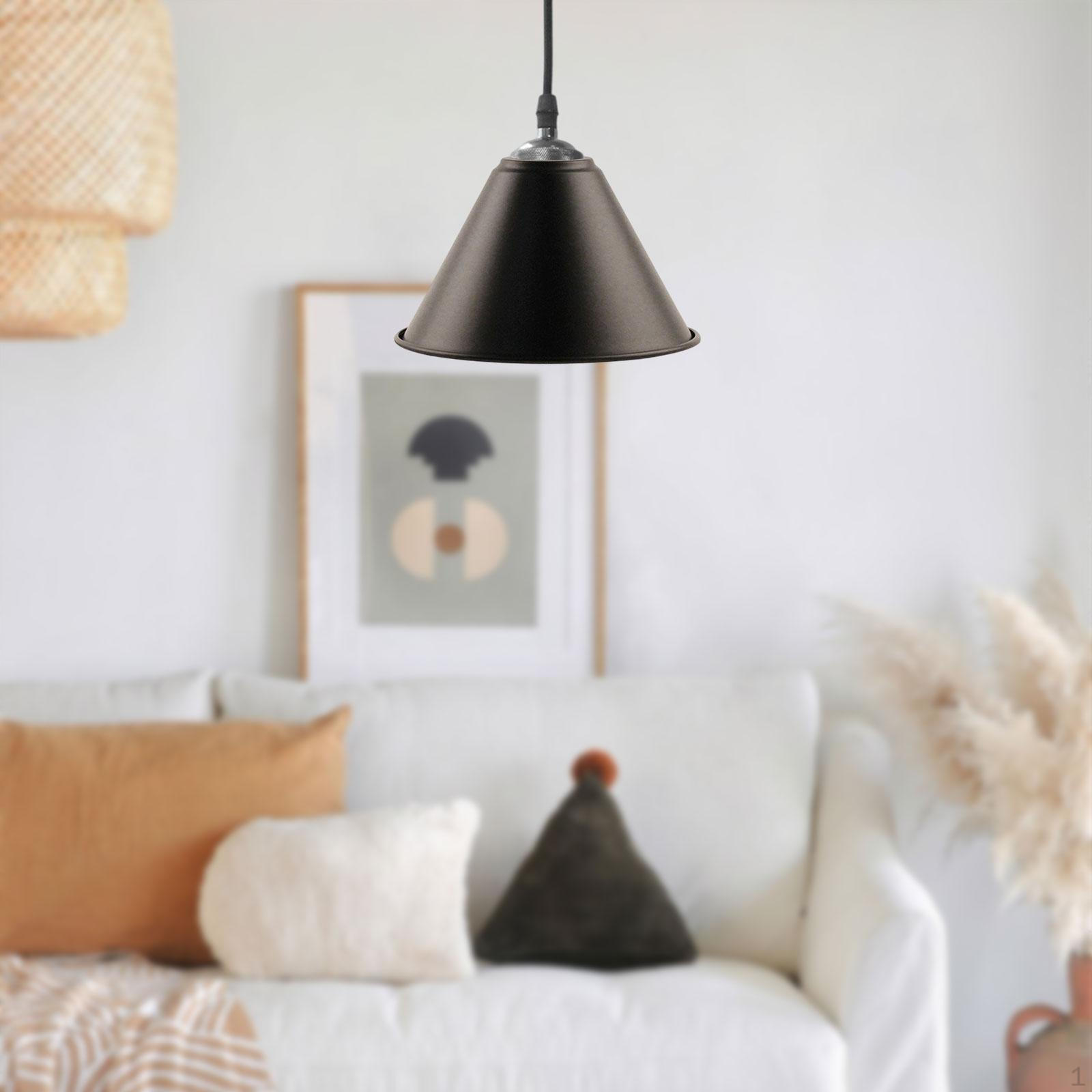 

Подвесной абажур для настольного освещения Конусообразный абажур Защита лампы Гостиная Ванная комната Отель D 18cm H 10.8cm