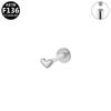 Elegant F136 Titanium Alloy Lip Stud Earring - Simple, Exquisite European & American Design
