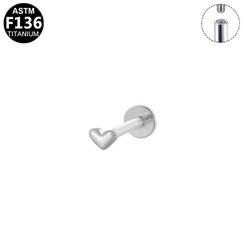 Elegant F136 Titanium Alloy Lip Stud Earring - Simple, Exquisite European  American Design