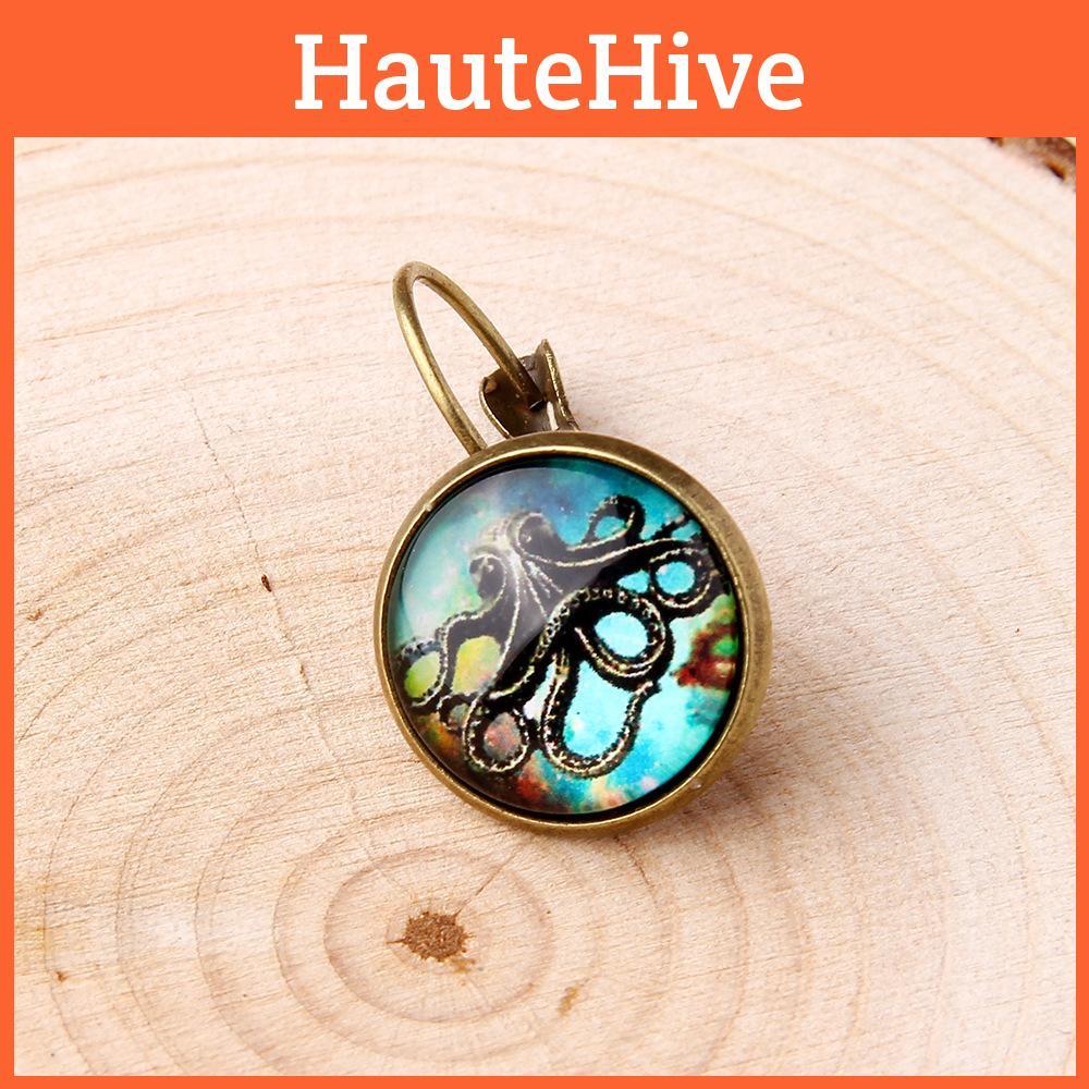 Resin Ocean Octopus Earrings With Gold Plating For Women Birthdays And Holidays