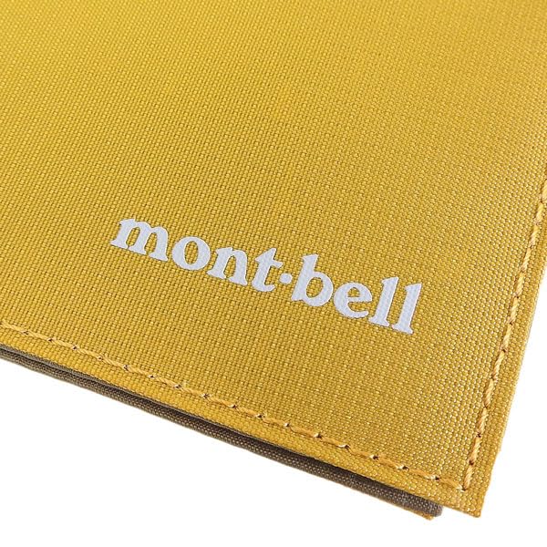 Montbell Wallet Mens Womens Two-Fold Compact Simple Flat (Yellow YL)