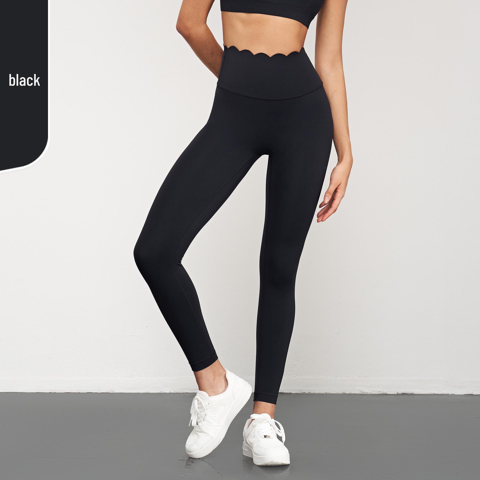 

Женские леггинсы с высокой талией для контроля живота для йоги и бега на осень и зиму - Бесшовные, для улицы и готовые к велоспорту.