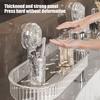 Kitchen Sink Faucet Organizer Suction Cup Sponge Holder Large Capacity Easy to Install Multi-Purpose Organizer Drain Rack