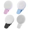 Mobile Phone Fill Flash Lens Light Lamp Portable Clip Three Stop Dimming Mini  Practical 10 LED Selfie Ring Beauty