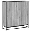Bookshelf Gray Sonoma 97.5 x 33 x 107.5 cm Particleboard and Metal