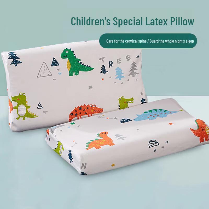 

Kids Latex Neck Support Pillow - Little Crocodile 27x44 cm