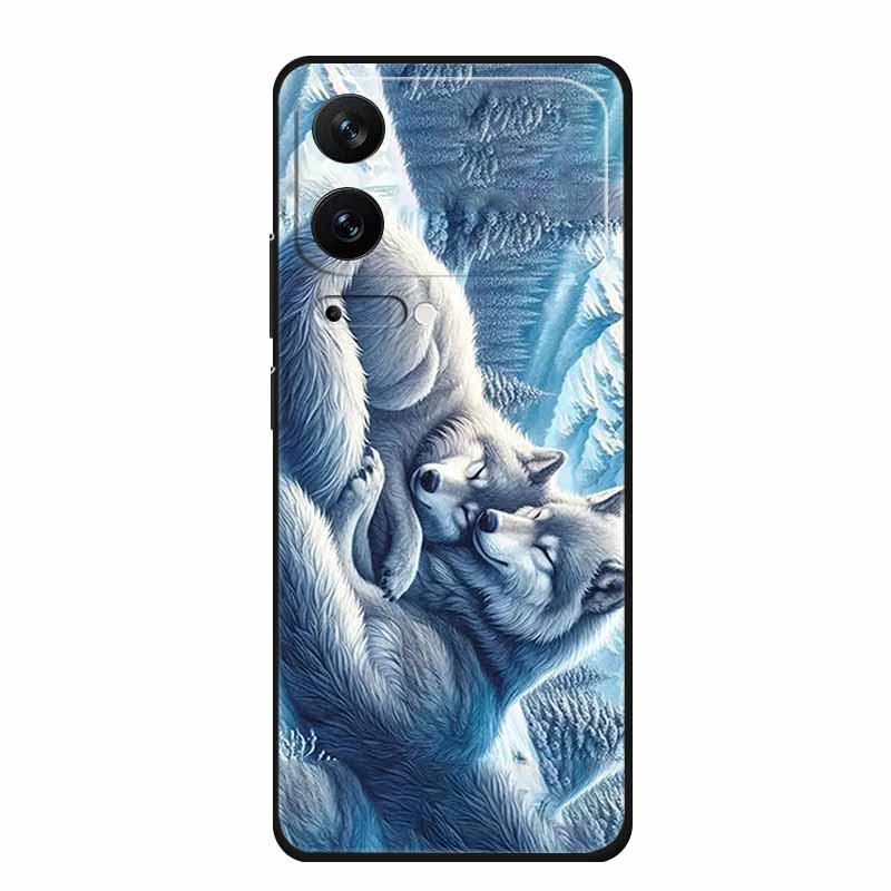For Xiaomi 17 Pro 2025 Phone Case Fashion Flowers Black Silicone TPU Soft Coque For Xiaomi Mi 17 Pro Max Back Cover Case Shell