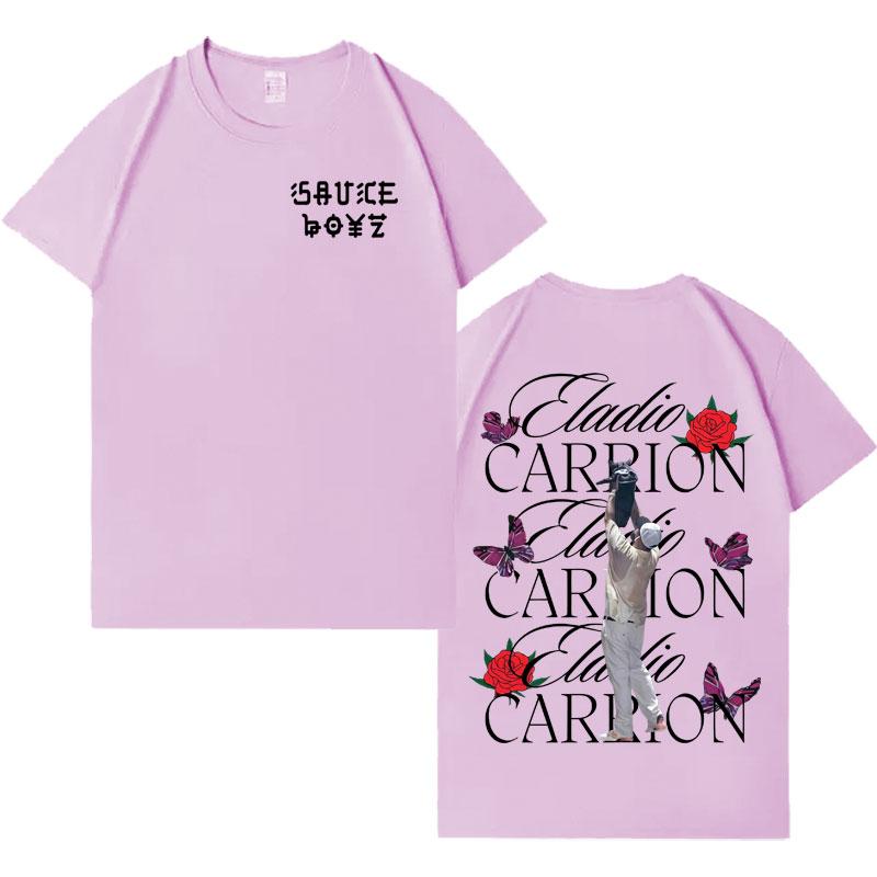 Rapper Eladio Carrion Album Tour Teenagers Tee Mens Womens Oversized Graphic Casual Gothic Humor High Quality Tshrits Fans Gift