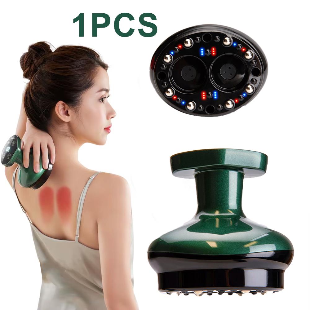

Cellulite Massager Vacuum Cupping Device Dual Suction Ports Skin Scraping Massager Jars Guasha Suction Cups Therapy Guasha