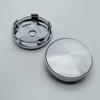 4pcs 60MM Black/Silver Emblem No Logo Car Wheel Center Caps Car Styling Accessories for VW BMW Dacia Rim Hub Hubcaps Cover BadgeKD0