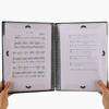 File Folder Waterproof Spiral-bound Sheet Music Binder 10 13 Inches 20 Sleeves Double Sided for Violinist Pianists