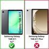 Coque - PHONILLICO - Samsung Galaxy Tab A11 - Noir - Protection intégrale - Multi-positions