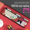 Tri-Mode Wireless Bluetooth Mechanical Keyboard, 108 Keys, Hot-Swappable PBT, for Gaming & Office Use