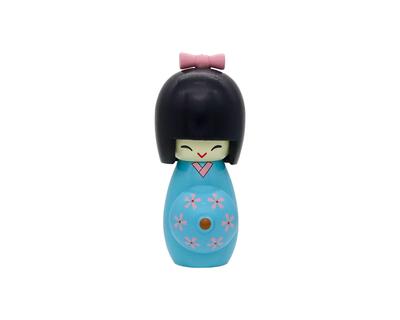 Castle Enterprise S Wooden Kokeshi Dolls Set of 12 (Large), 14cm, Blue, (Japanese Souvenir, Festival/Event/Children's Party/Street Stall/Fair)