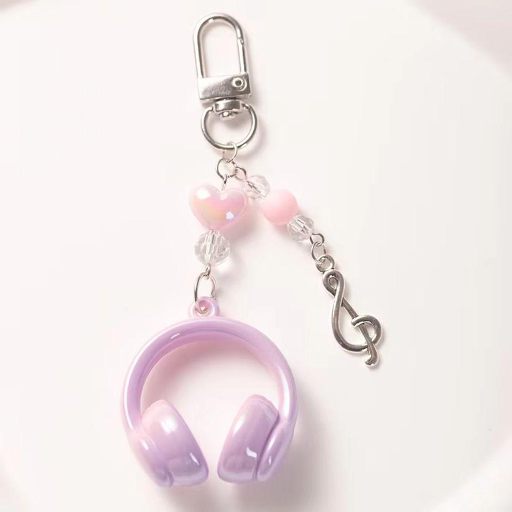Anti-loss Earphone Leash Keychain Music Style Mobile Phone Lanyard Bag Hanging
