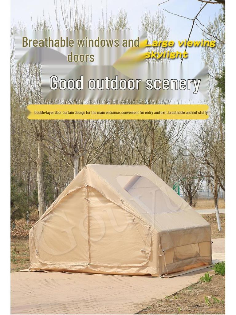6.3 Sq M Portable Rainproof Folding Camping Tent Cabin