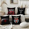 B-Bon J-Jovi Band Kussenhoes Bank Korte Pluche Dubbelzijdig HD Print Kamer Huis Kantoor Cadeau Kussenhoes
