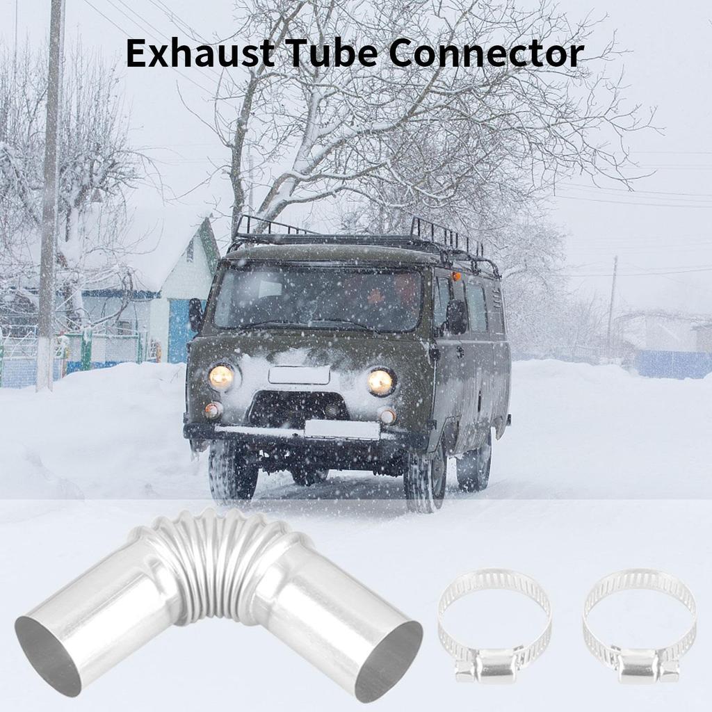 Car Air Duct Connector, Heater Hose, Parking Heater Pipe, Stainless Steel, Heater Pipe for