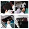 Tasche Auto CD-Halter Tasche Anti-Verlust Auto DVD Lederklammern Innenzubehör