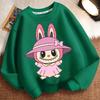 Children's Round-neck Hoodie, Long-sleeved, Fashionable and Loose Coat for Boys and Girls In Spring and Autumn
