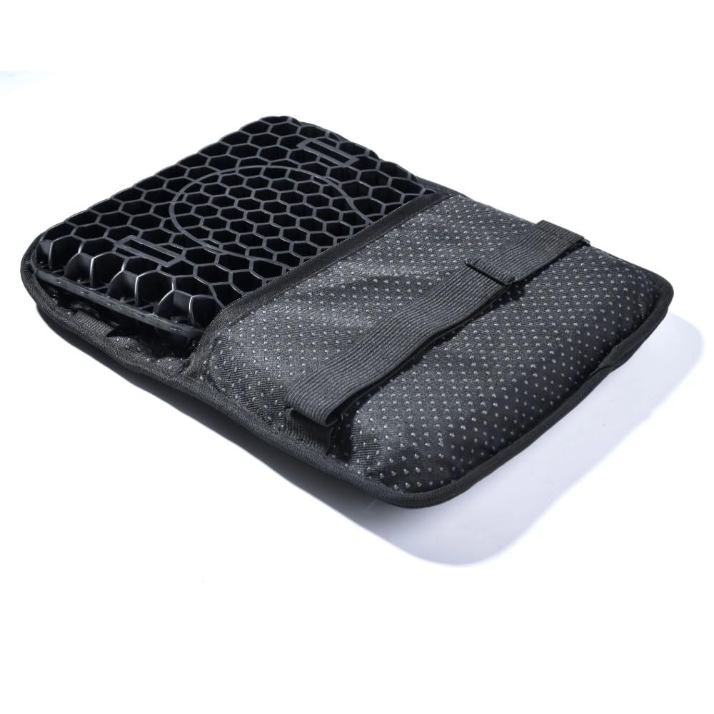 

Itisyou Motorcycle Seat Gel Motorcycle 3D Mesh Seat Pressure Cushion, Seat, Accessories, Breathable, Cover, Dispersion, Non-Slip