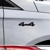 1Pcs Car 3D Metal Stickers 4WD 4X4 Decals for Nissan Juke X-trail Qashqai Opel Astra H G Insignia Kia RIO Ceed Sorento Sportage