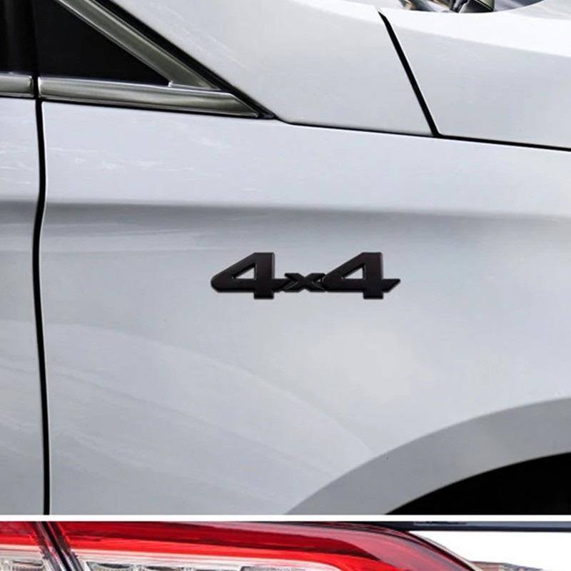 1Pcs Car 3D Metal Stickers 4WD 4X4 Decals for Nissan Juke X-trail Qashqai Opel Astra H G Insignia Kia RIO Ceed Sorento Sportage