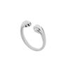 Cute cat claw ring female design sense open index finger ring simple hand