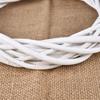 Christmas Rattan Ring White Wreath Garland Hanging Wreath Wicker Door 10-30CM