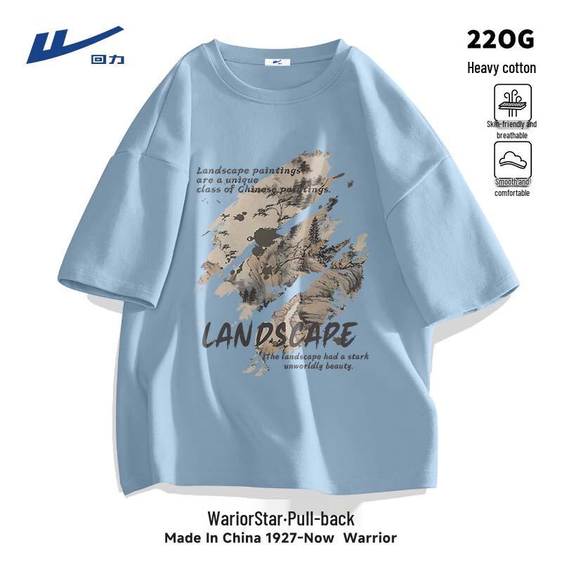 Warrior Men s Cotton Loose-Fit Short Sleeve T-Shirt M