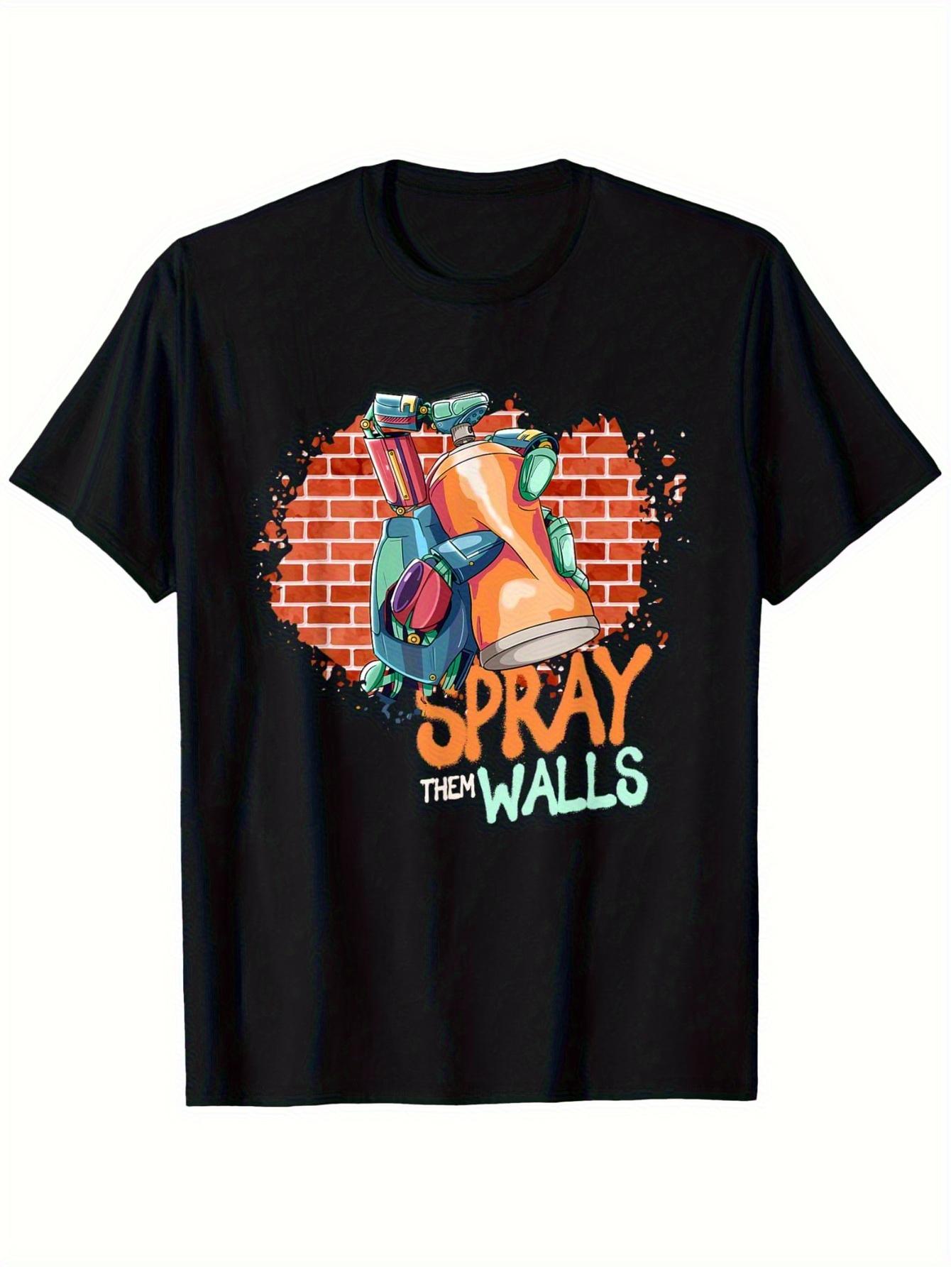 

Spray Them Walls Spray Paint Graffiti Artist T-Shirt XXXL