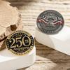 2026 Brooch Commemorating 250th US Anniversary Alloy Enamel Pin with Flag Liberty Bell Butterfly Buckle Suit Lapel