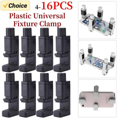 4-16PCS Suporte de grampo de fixação universal Ferramenta de reparo de telefone celular ajustável Tela de exibição LCD Fixação Clipe Ferramentas para tablet